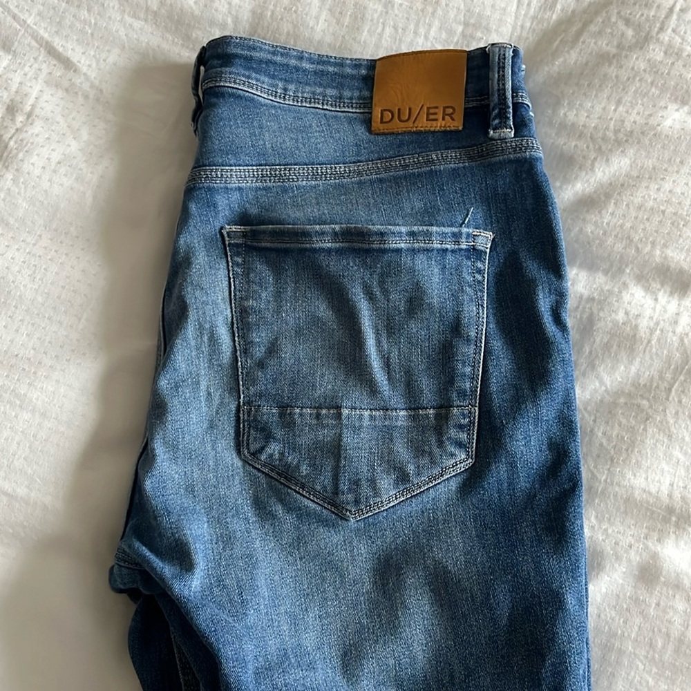 Du/er stretch denim shorts- L2X Slim